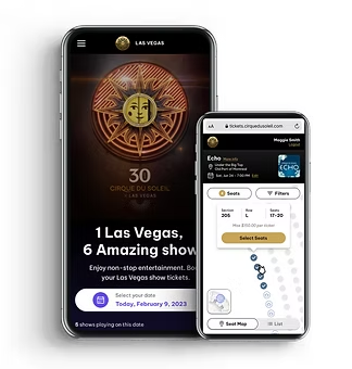 Cirque du Soleil — Design Ticket Purchase Experience